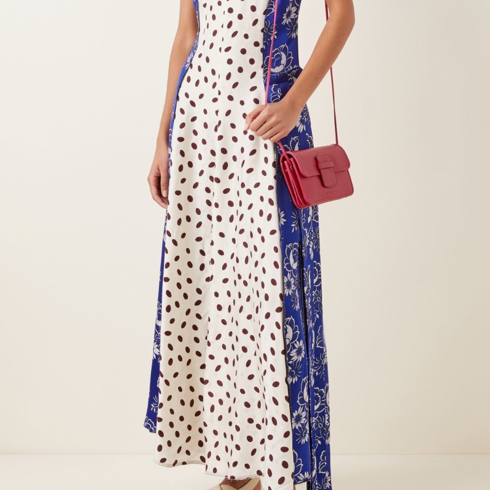 Marni Severine Leather Crossbody Bag Pink New Tags